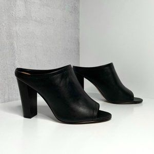 Mossimo Black Peep Toe Mules